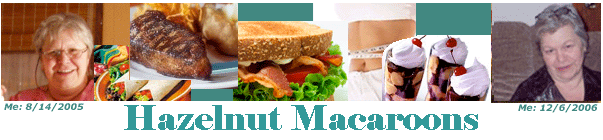 Hazelnut Macaroons