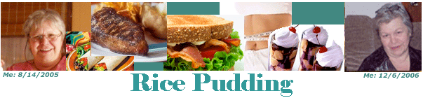 Rice Pudding